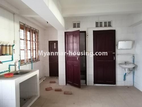 Myanmar real estate - for sale property - No.3417 - Fourth floor apartment for sale in Lanmadaw! - kitchen view