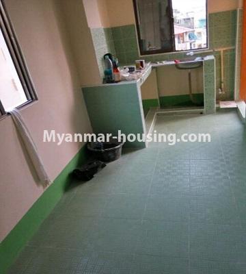 Myanmar real estate - for sale property - No.3424 - Four floor 1BHK room for sale in Sanchaung! - kitchen view