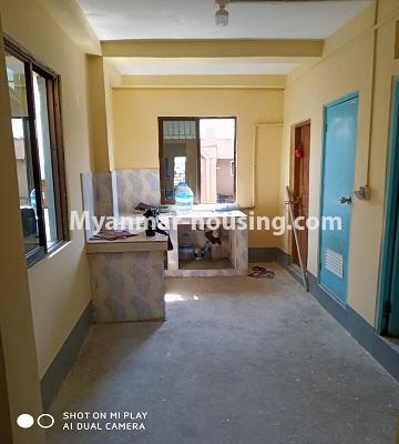 ミャンマー不動産 - 売り物件 - No.3425 - New building top floor for sale in Sanchaung! - kitchen view