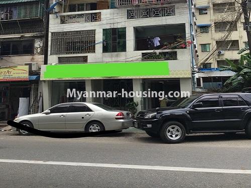 ミャンマー不動産 - 売り物件 - No.3426 - Ground floor for sale in Sanchaung! - building view