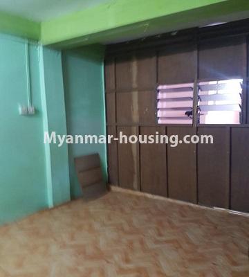 Myanmar real estate - for sale property - No.3428 - One bedroom apartment for sale in Lanmadaw Township. - bedroom view