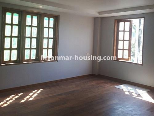 Myanmar real estate - for sale property - No.3433 - New four storey landed house for sale near The Embassy of Italy, Bahan! - master bedroom view