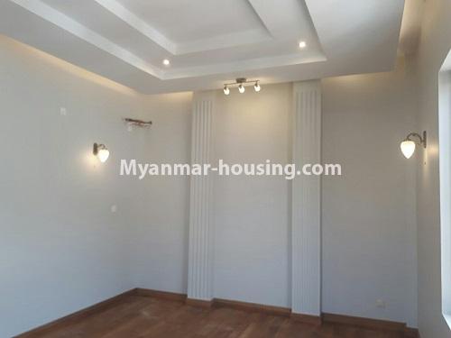 Myanmar real estate - for sale property - No.3433 - New four storey landed house for sale near The Embassy of Italy, Bahan! - single bedroom view