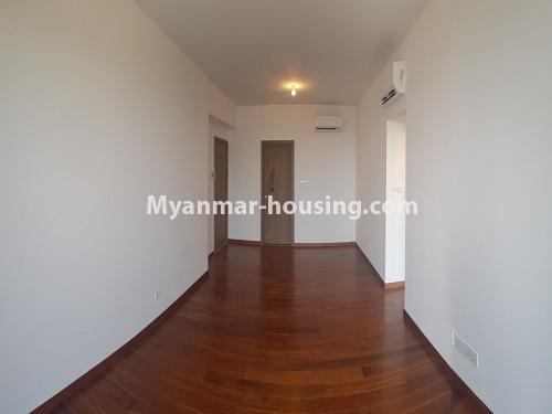 Myanmar real estate - for sale property - No.3441 - 2BHK Room in The Central Condominium for sale in Yankin! - another view of living room