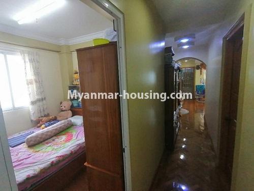 Myanmar real estate - for sale property - No.3442 - Decorated condominium room, fifth floor for sale in Sanchaung! - master bedroom 1 view