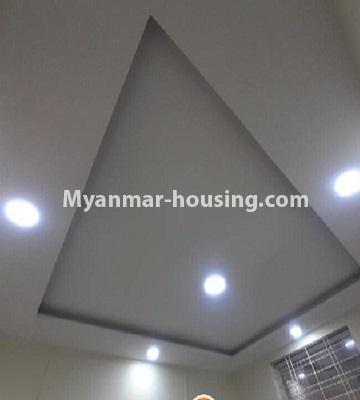 Myanmar real estate - for sale property - No.3443 - New Three RC building near Baho Road for sale in Kamaryut! - ceiling view