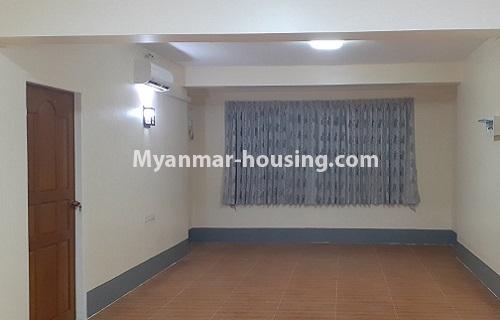 Myanmar real estate - for sale property - No.3444 - Decorated newly built condominium room for sale in Yankin! - another bedroom veiw 