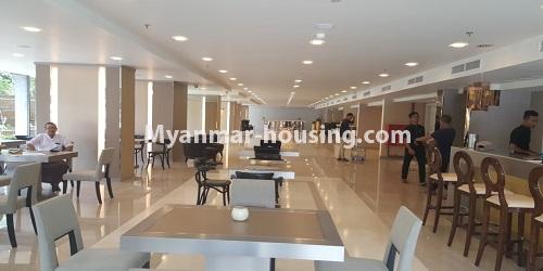 Myanmar real estate - for sale property - No.3445 - Pyay Garden Residential Room for Sale in Sanchaung! - restaurant view