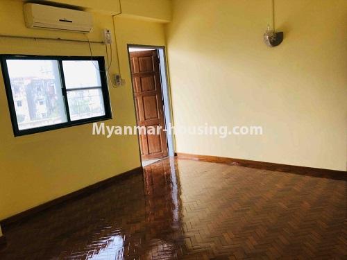 Myanmar real estate - for sale property - No.3447 - 3 BHK mini condominium room for sale near Parami Sein Gay Har Shopping Mall! - living room view