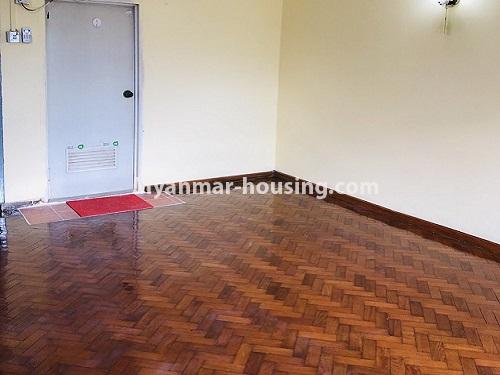 Myanmar real estate - for sale property - No.3447 - 3 BHK mini condominium room for sale near Parami Sein Gay Har Shopping Mall! - master bedroom view