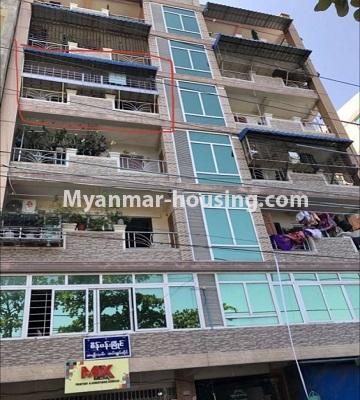 Myanmar real estate - for sale property - No.3450 - Fourth Floor Apartment for sale in Thaketa! - building view