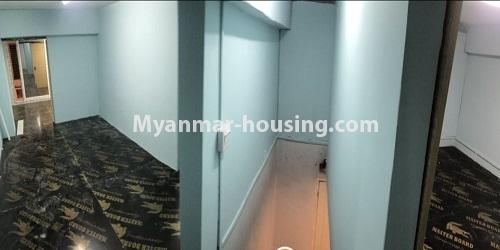 Myanmar real estate - for sale property - No.3453 - Ground floor with attic for sale in Yankin! - kitchen area and bathroom view
