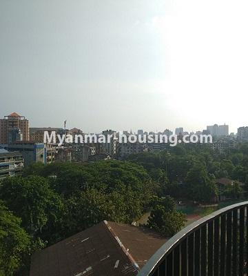 Myanmar real estate - for sale property - No.3457 - Kan Thar Yar Residential Condominium room for sale near Kan Daw Gyi Park! - lake view