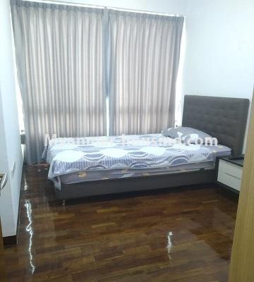 Myanmar real estate - for sale property - No.3457 - Kan Thar Yar Residential Condominium room for sale near Kan Daw Gyi Park! - another bedroom view