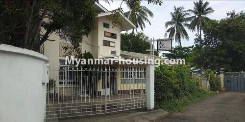 Myanmar real estate - for sale property - No.3458 - Landed house for sale near Sedona Hotel, Yanking! - house view