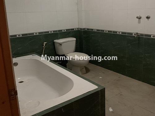 缅甸房地产 - 出售物件 - No.3459 - Two storey landed house for sale near Kabaraye Pagoda, Mayangone! - bathroom view