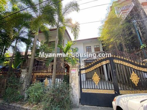 ミャンマー不動産 - 売り物件 - No.3459 - Two storey landed house for sale near Kabaraye Pagoda, Mayangone! - another view of house and compound 