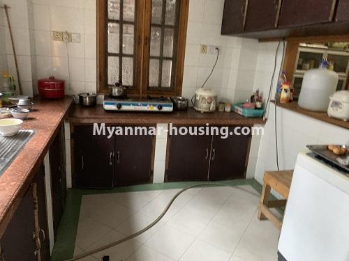 Myanmar real estate - for sale property - No.3459 - Two storey landed house for sale near Kabaraye Pagoda, Mayangone! - kitchen view