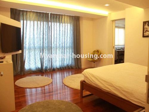 Myanmar real estate - for sale property - No.3460 - Luxurious  Serene condominium room for sale in South Okkalapa! - bedroom view