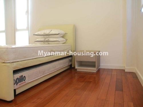 Myanmar real estate - for sale property - No.3460 - Luxurious  Serene condominium room for sale in South Okkalapa! - another bedroom view 