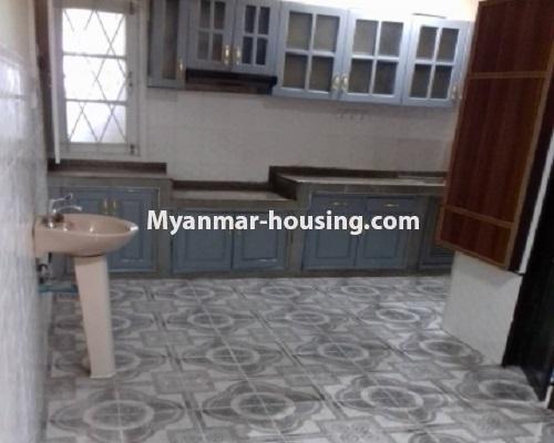 Myanmar real estate - for sale property - No.3466 - 4BHK condominium room in Shwegonedaing Tower for sale. - kitchen view