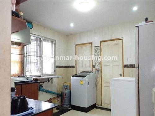 ミャンマー不動産 - 売り物件 - No.3470 - 3BHK Decorated Condominium Room for Sale on New University Avenue Road, Bahan! - kitchen view