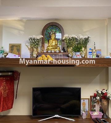 Myanmar real estate - for sale property - No.3473 - 2BHK Penthouse for sale in Kamaryut! - altar view