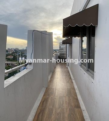 Myanmar real estate - for sale property - No.3473 - 2BHK Penthouse for sale in Kamaryut! - outside view