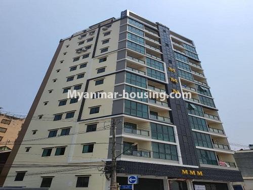 Myanmar real estate - for sale property - No.3478 - New condominium room for sale in Lanmadaw Township! - building view