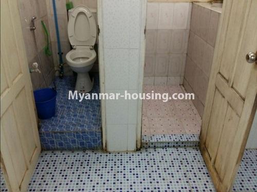 Myanmar real estate - for sale property - No.3479 - First Floor Apartment for Sale in Botahtaung! - bathroom and tiolet
