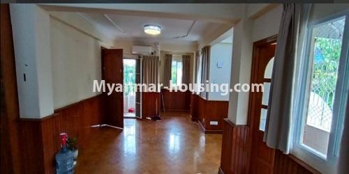 ミャンマー不動産 - 売り物件 - No.3480 - Two Bedroom Apartment for Sale in Sanchaung! - living room