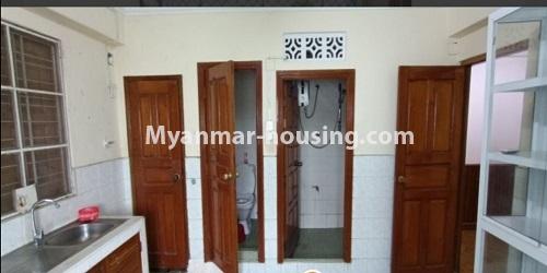 ミャンマー不動産 - 売り物件 - No.3480 - Two Bedroom Apartment for Sale in Sanchaung! - kitchen, bathroom and toilet