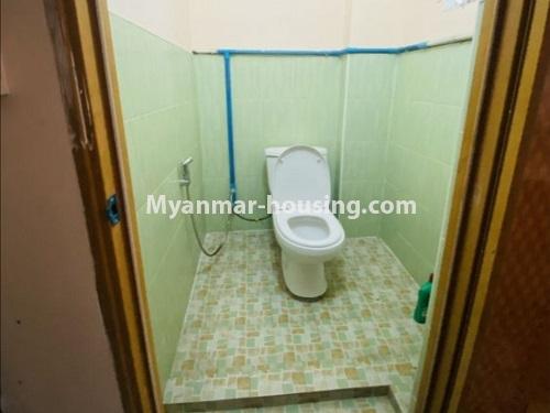 Myanmar real estate - for sale property - No.3484 - First Floor Apartment for Sale in Sanchaung! - toilet