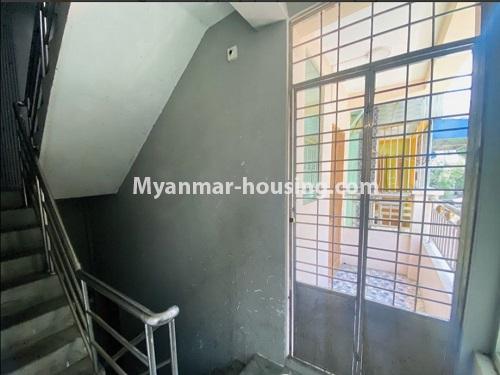 Myanmar real estate - for sale property - No.3484 - First Floor Apartment for Sale in Sanchaung! - stair