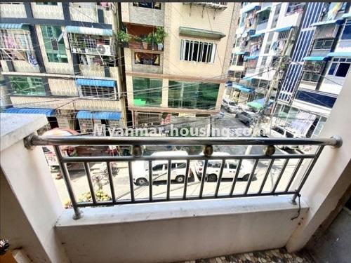 Myanmar real estate - for sale property - No.3484 - First Floor Apartment for Sale in Sanchaung! - balcony