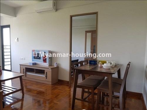 မြန်မာအိမ်ခြံမြေ - ရောင်းမည် property - No.3488 - အင်းစိန်တွင် ကွန်ဒို facilities များပါသော အခန်းတစ်ခန်း ရောင်းရန်ရှိသည်။ - dining room