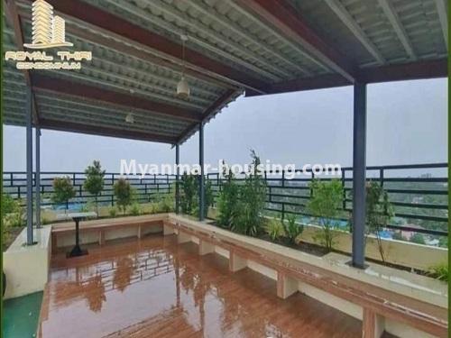 ミャンマー不動産 - 売り物件 - No.3488 - Royal Thiri Condominium with full facilities For Sale near Pyay Road in Insein! - roof top