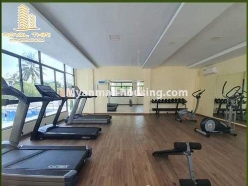 缅甸房地产 - 出售物件 - No.3488 - Royal Thiri Condominium with full facilities For Sale near Pyay Road in Insein! - gym
