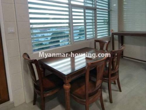 Myanmar real estate - for sale property - No.3489 - Pent House with a anoramic view for Sale near Inya Lake! - study area