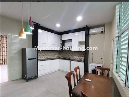 Myanmar real estate - for sale property - No.3489 - Pent House with a anoramic view for Sale near Inya Lake! - kitchen