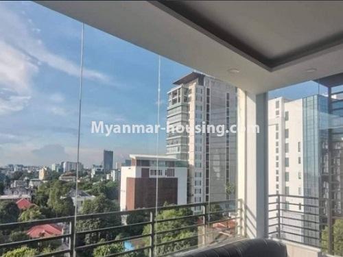 缅甸房地产 - 出售物件 - No.3489 - Pent House with a anoramic view for Sale near Inya Lake! - view from balcony