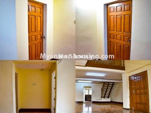 Myanmar real estate - for sale property - No.3490 - Apartment with attic for Sale in Thin Gan Gyun Township. - walkway