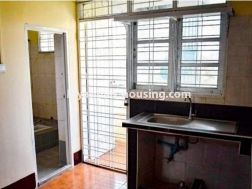 Myanmar real estate - for sale property - No.3490 - Apartment with attic for Sale in Thin Gan Gyun Township. - common toilet