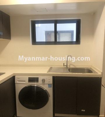 Myanmar real estate - for sale property - No.3493 -  City Loft Condominium Room for Sale in Thanlyin Star City! - kitchen