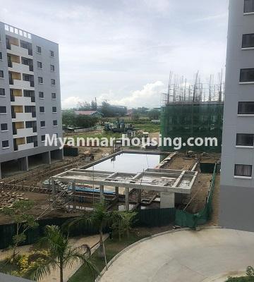 Myanmar real estate - for sale property - No.3493 -  City Loft Condominium Room for Sale in Thanlyin Star City! - swimming pool
