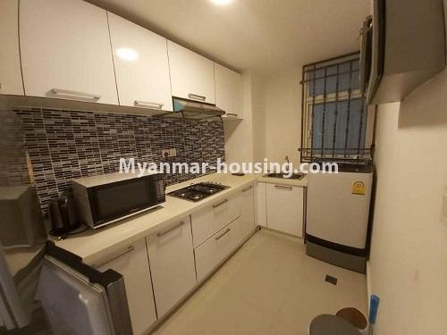 Myanmar real estate - for sale property - No.3494 - Star City Two Bedroom Condominium Room For Sale! - kitchen