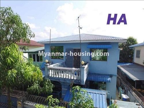 Myanmar real estate - for sale property - No.3496 - Two Storey Landed House for Sale in Thin Gan Gyun! - house view