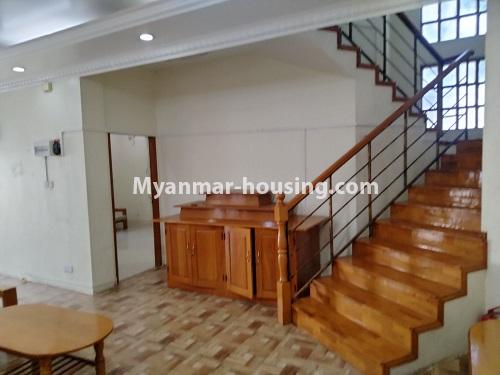 Myanmar real estate - for sale property - No.3497 - Two Storey House for Sale in Waizayantar Housing, Thin Gan Gyun! - stairs view