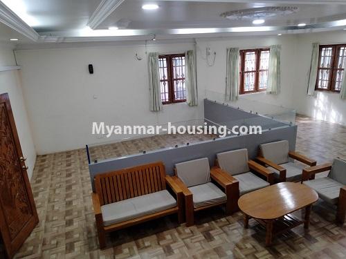 Myanmar real estate - for sale property - No.3497 - Two Storey House for Sale in Waizayantar Housing, Thin Gan Gyun! - downstairs view