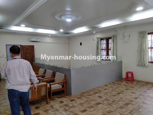 Myanmar real estate - for sale property - No.3497 - Two Storey House for Sale in Waizayantar Housing, Thin Gan Gyun! - downstairs view